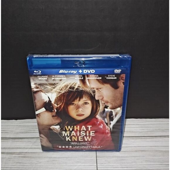 What Maisie Knew Blu-ray / DVD 2-Disc Movie Set Julian moore New Sealed - Picture 1 of 4